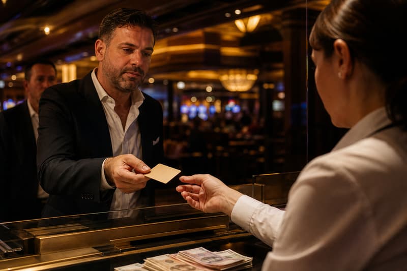 Prepaid-Guthabenkarte und Banknoten auf dunklem Untergrund